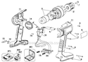 Page A Diagram and Parts List for FS14PSK Type 1 Black and Decker Cordless Drill